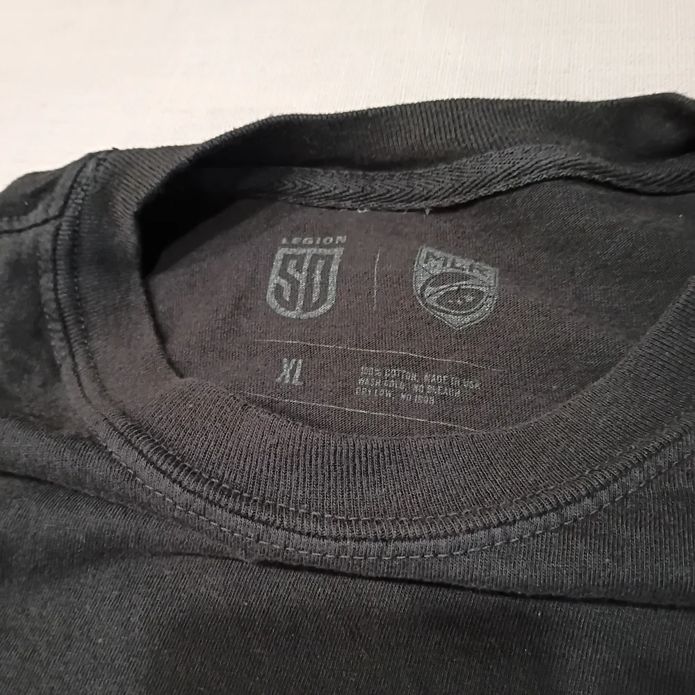 San Diego Legion Rugby Long Sleeve Black Cotton Shirt - Picture 5 of 5